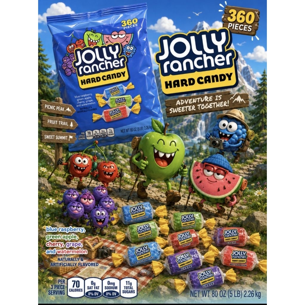 KẸO CỨNG JOLLY RANCHER MỸ 1KG4