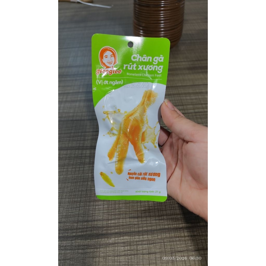 5 Chân Gà Rút Xương Glee Glee Mix Vị - Pass Đồ KOC