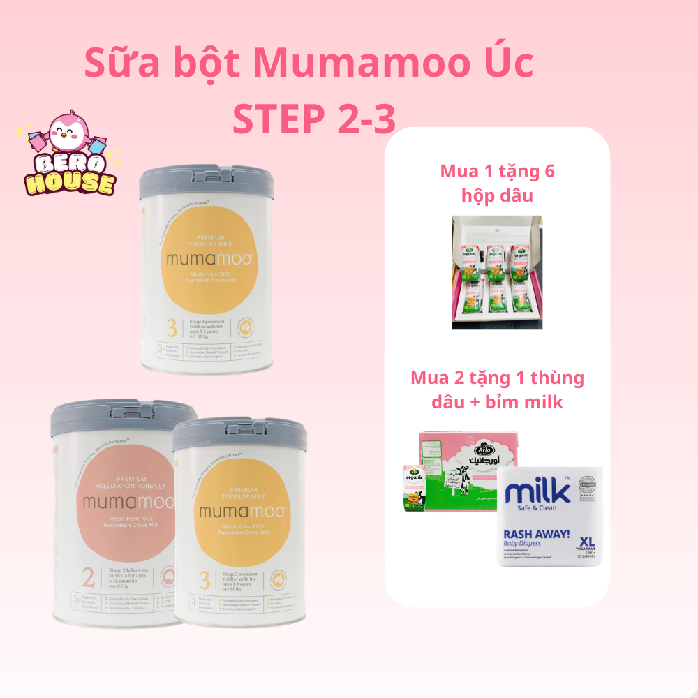 Sữa Mumamoo 800g Nhập Khẩu Úc – Tăng Cân, Hấp Thu Tốt, Có BB536 & GOS