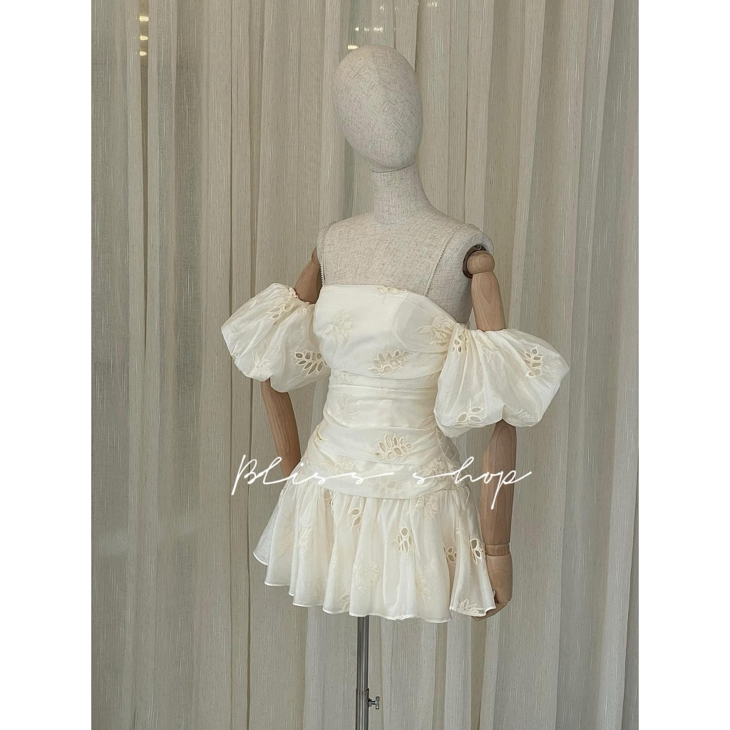 PASS váy tay bồng Bliss shop