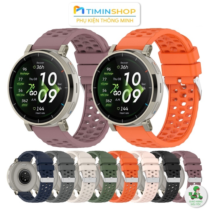 Dây cho Amazfit Active 3 Premium/ Active 2/ Active 2 Square/ dòng GTS 1/ 2/ 3/ 4/ Bip/ Bip U/ Bip 3 