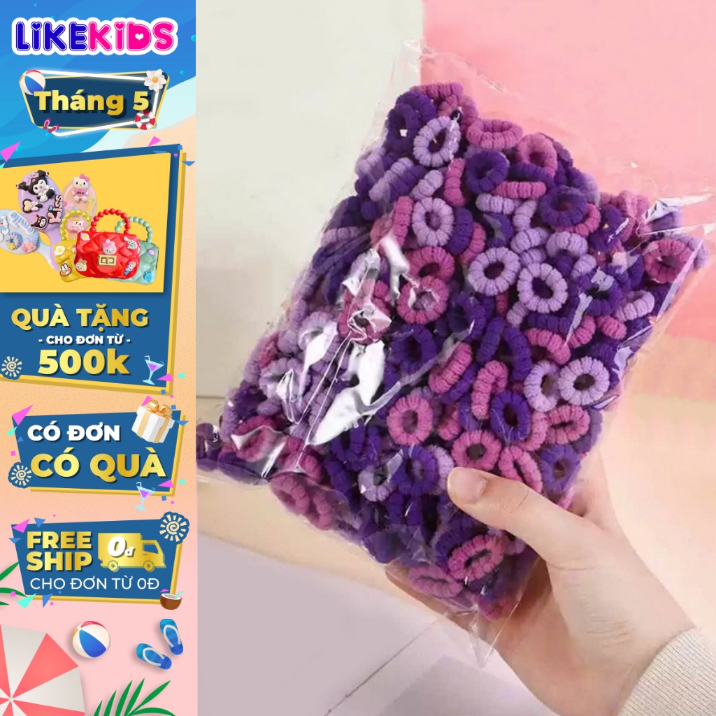 DÂY, NƠ BUỘC TÓC nhiều màu cho bé gái - LikeKids