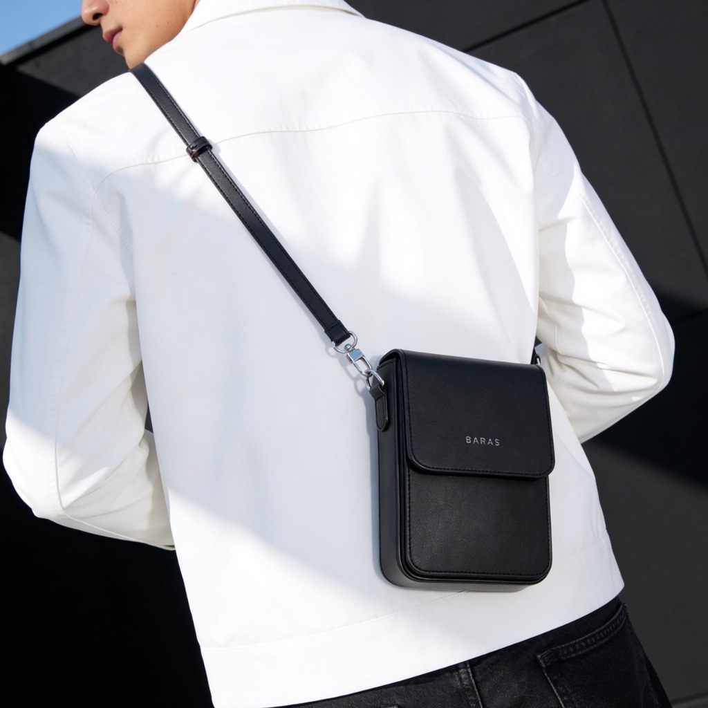 Túi đeo chéo da nam - Mendi Bag - BARAS VIETNAM - Túi đeo chéo thời trang nam | BigBuy360 - bigbuy360.vn