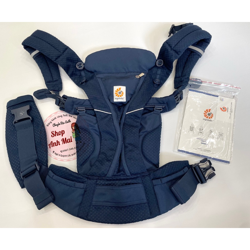 Địu Ergobaby Omni Breeze màu xanh