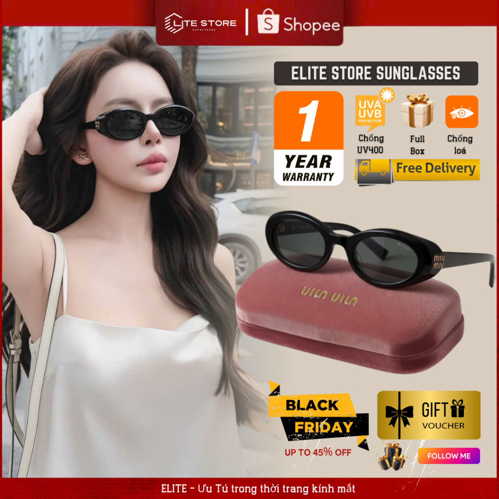 [HÀNG CHÍNH HÃNG ] [487] Kính thời trang cao cấp Nữ M2 siêu chảnh với fom dáng mới nhất season 26 fu