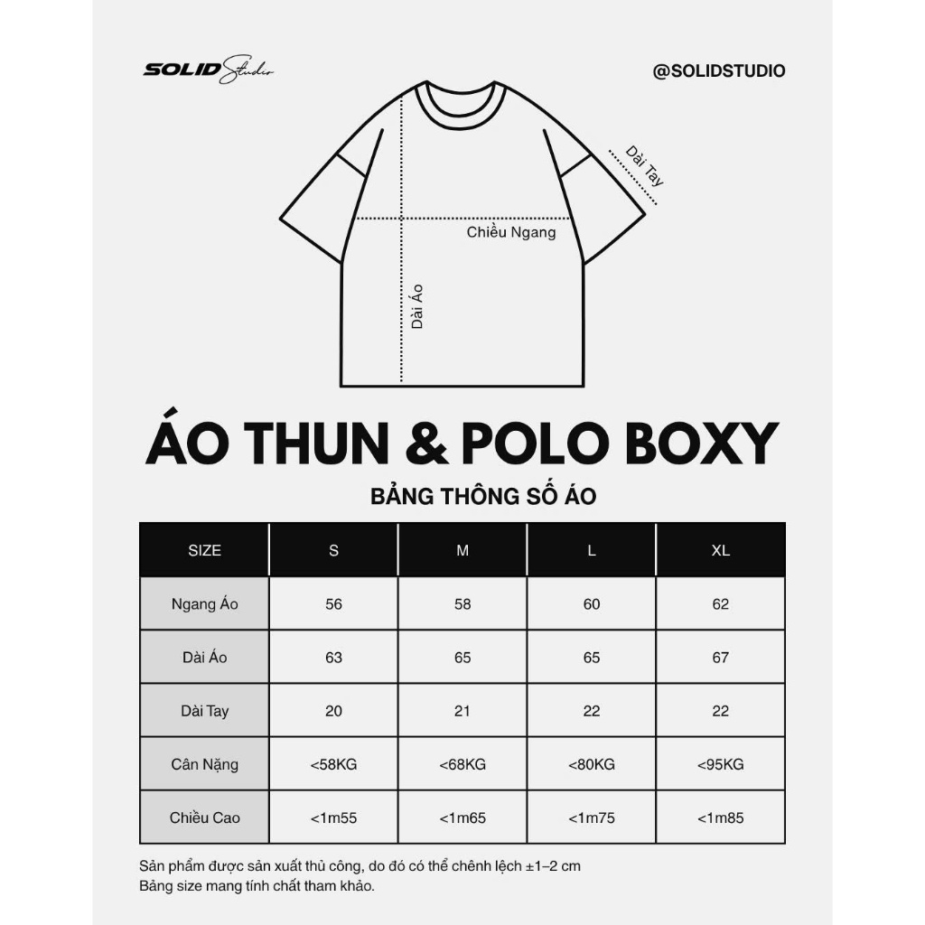 Áo Thun Boxy In Nổi THEHORSE SOLID Local Brand Unisex Cotton 100% 280GSM - TS42 | BigBuy360 - bigbuy360.vn