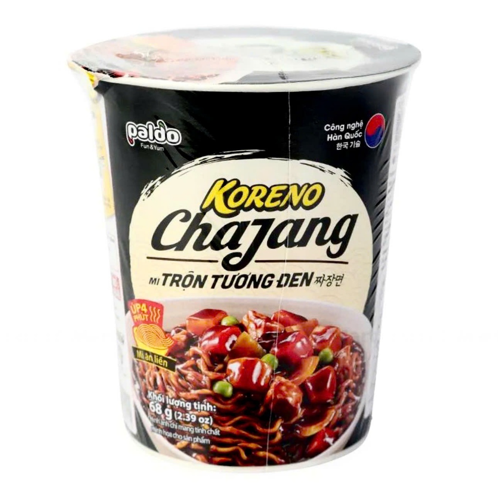 Mì ly trộn tương đen Koreno Chajang 68g