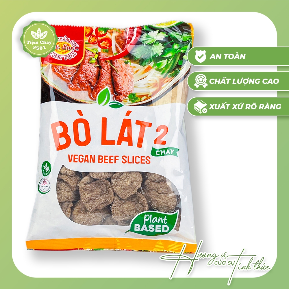Bò lát 2 Chay Âu Lạc 100g | Thực phẩm chay cao cấp, đồ chay, đồ khô chay | Tiệm Chay 2501