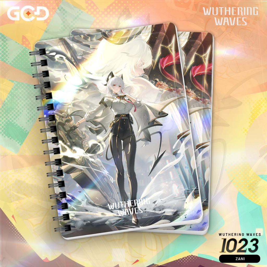 GCD Shop | Sổ tay LITE gáy xoắn Wuthering Waves Zani Phoebe 1000+ Splash Art Collection