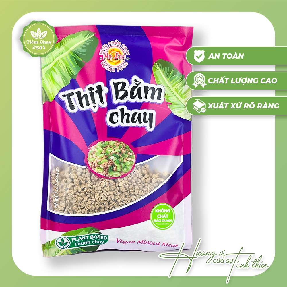 Thịt bằm chay Âu Lạc 100g | Thực phẩm chay cao cấp, đồ chay, đồ khô chay | Tiệm Chay 2501