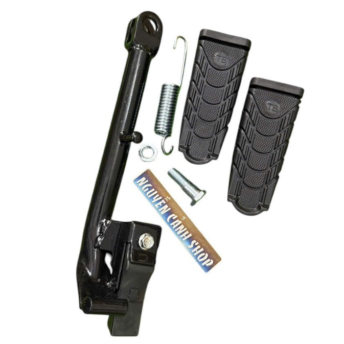 Combo chống nghiên cao su gác chân TB xe 67 CD sơn tĩnh điện