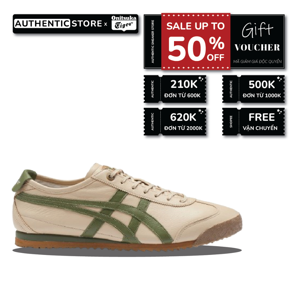 | CHÍNH HÃNG | Giày Onitsuka Tiger Mexico 66 SD 'Beige/Green'