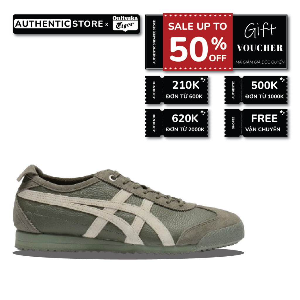 | CHÍNH HÃNG | Giày Onitsuka Tiger Mexico 66 SD VIN 'Green/Cream'