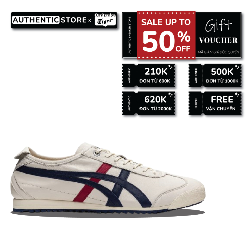 | CHÍNH HÃNG | Giày Onitsuka Tiger Mexico 66 SD 'Cream/Red/Navy'