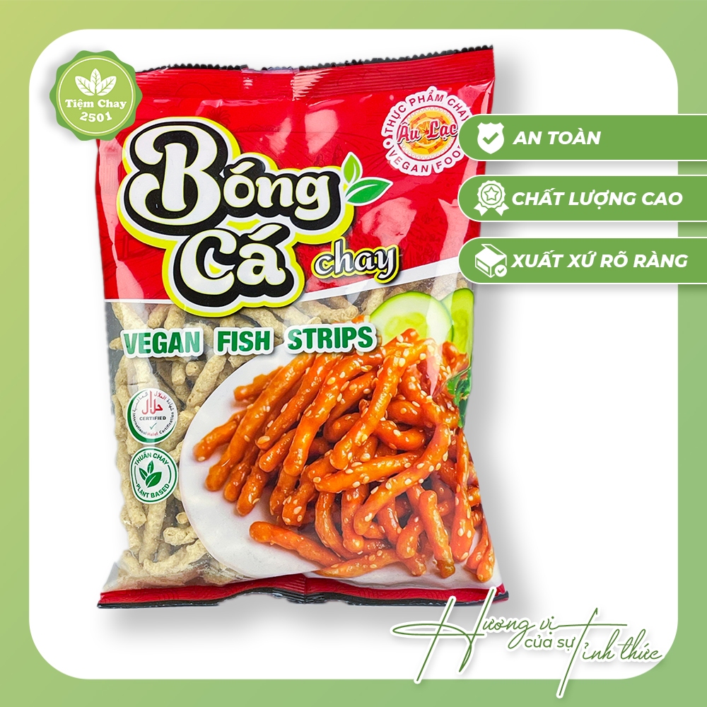 Bóng cá chay Âu Lạc 100g | Thực phẩm chay cao cấp, đồ chay, đồ khô chay | Tiệm Chay 2501