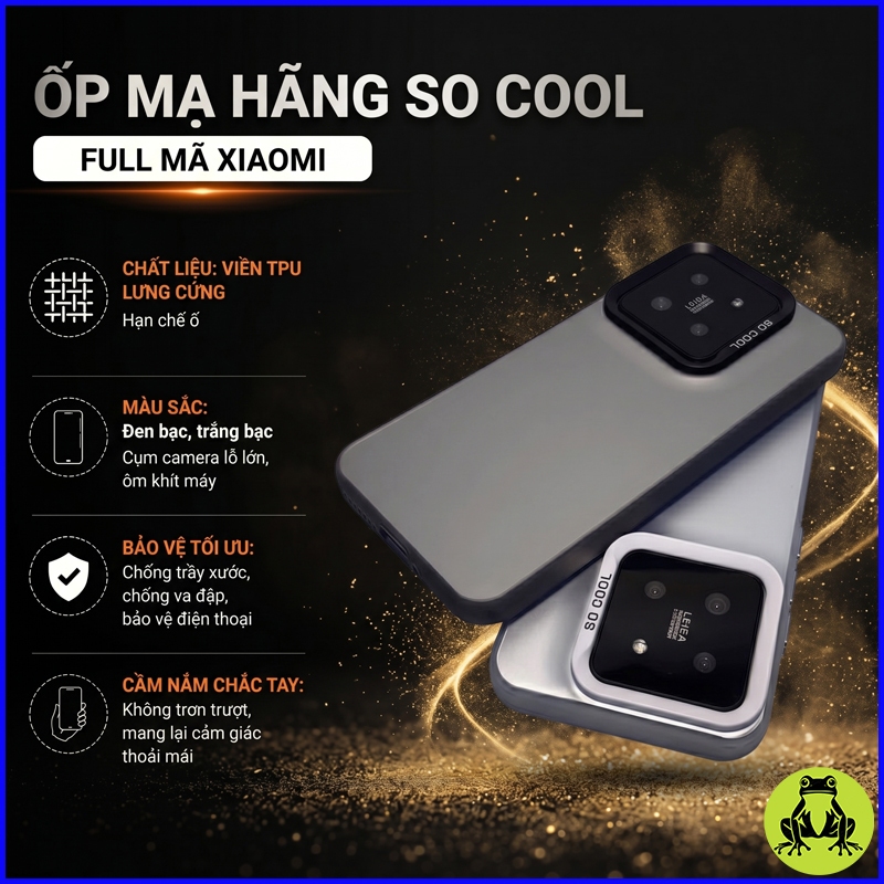Ốp lưng imd đen bạc socool Xiaomi K70/ K70 Pro/ K70 Ultra/ K70E/ K70 Supreme ... viền TPU lưng cứng 