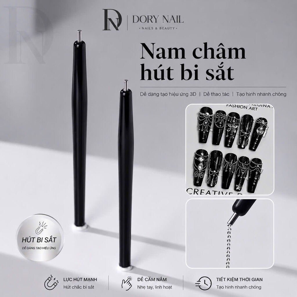 Cây nam châm hút bi sắt dùng làm móng ( 1 cây )