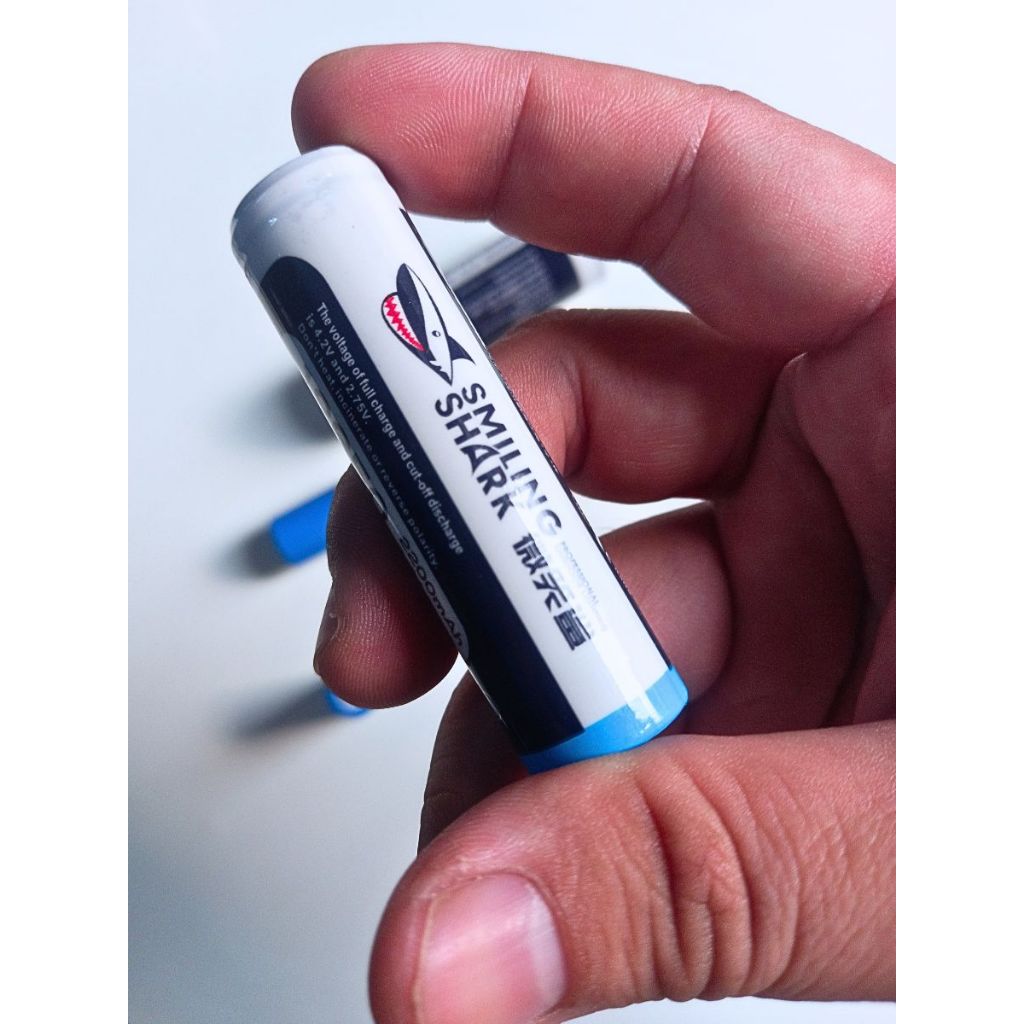 Pin sạc 18650 - 16340 -14250- 16800 pin smilling shark công suất cao