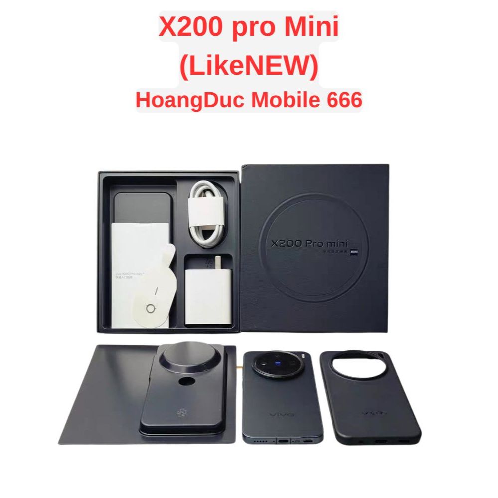 Điện thoại Vivo X200 Pro Mini lieknew (Dimensity 9400)