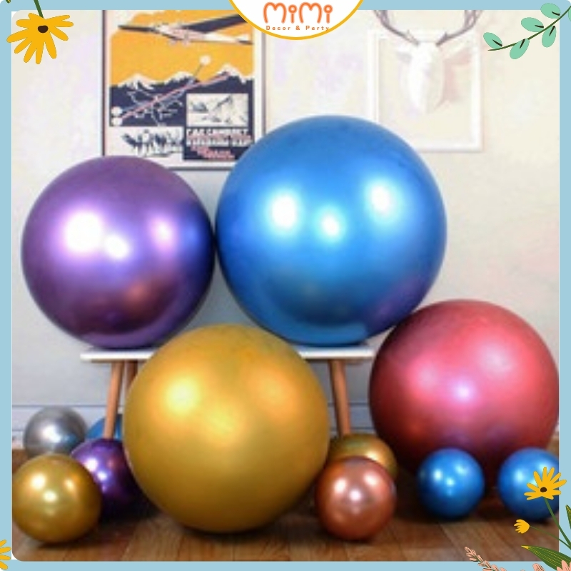 [Bóng Siêu To] Bóng Siêu Nhũ, Siêu To 24 inch = 60cm Trang Trí Sinh Nhật, Tiệc Cưới Sự Kiện