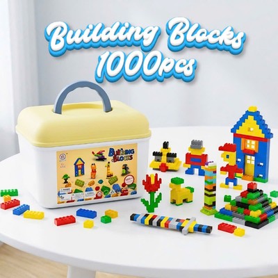 Đồ Chơi Xếp Hình 1000 Chi Tiết, Nhiều Màu Sắc, Đồ Chơi Lắp Ráp Bi's House