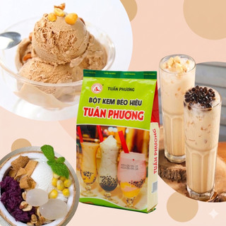 Bột kem béo Thái Lan hiệu Tuấn Phương gói 1kg - Dùng để tạo độ béo, độ mịn cho đồ uống và món ăn