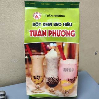 Bột kem béo Thái Lan hiệu Tuấn Phương gói 1kg - Dùng để tạo độ béo, độ mịn cho đồ uống và món ăn