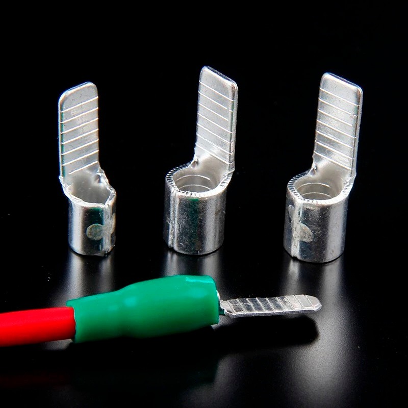 Combo 50 Cái Cos dẹt trần C45, đầu cốt dây điện pin dẹp , cosse đồng C45