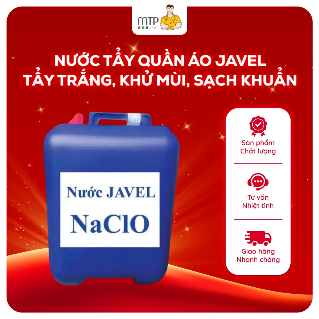 Tẩy trắng công nghiệp Javel 12%