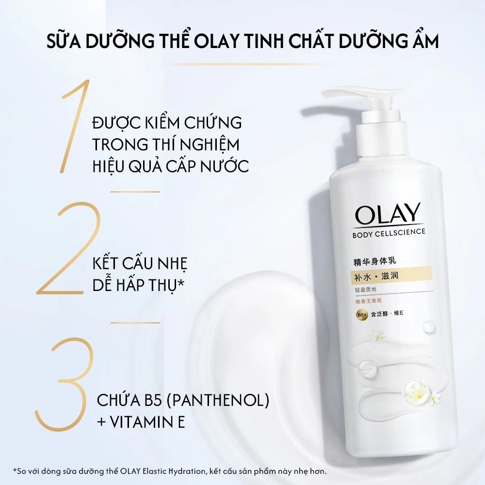 Ảnh 8 của Sữa dưỡng thể Olay giúp cấp ẩm, làm mềm mịn da, hỗ trợ dưỡng sáng.