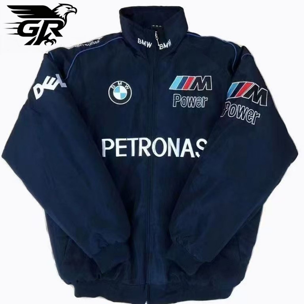 GR Áo BMW Đua Xe F1 Áo Khoác Bomber Nam Khoác Tay Dài Cổ Điển Áo Khoác Cặp Moto Mỏng Thao Cao Cấp