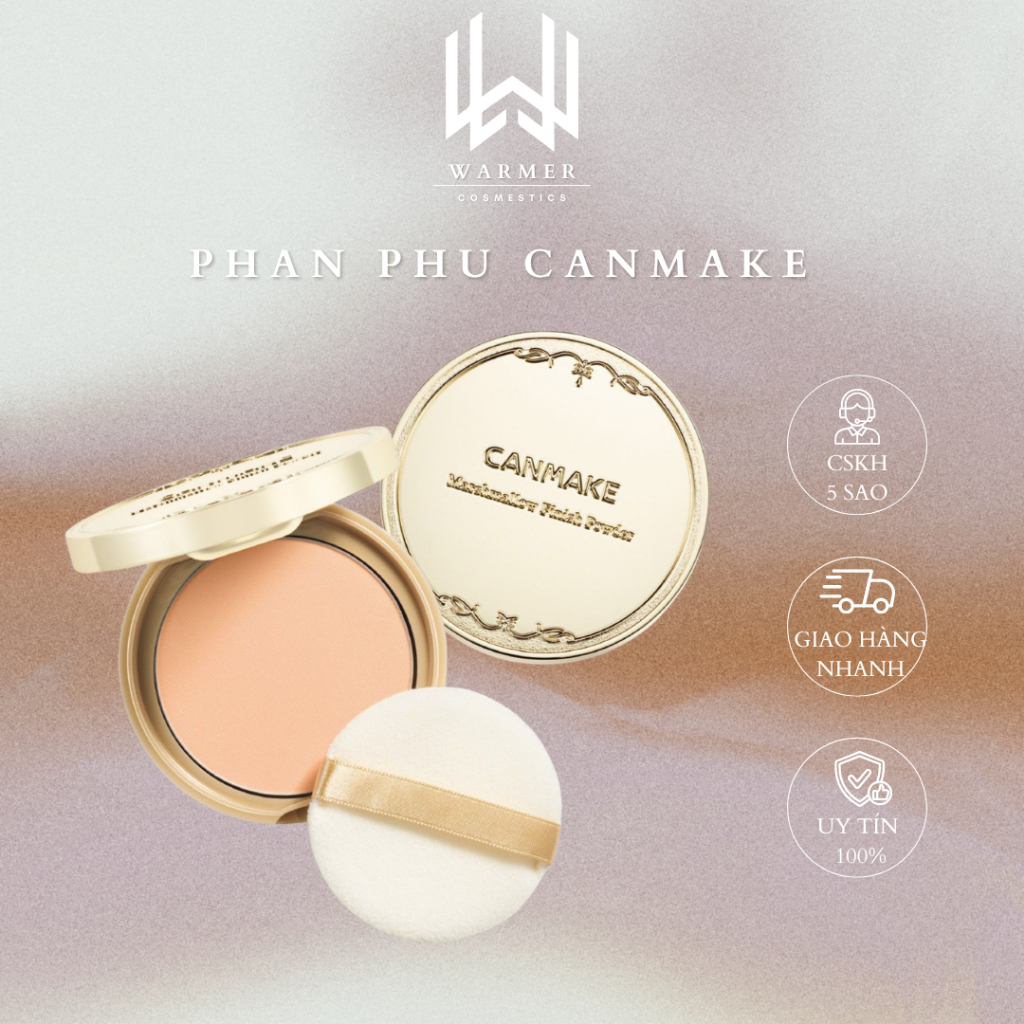 Phấn phủ Kiềm Dầu Canmake Marshmallow Finish Powder Nội Địa Nhật Bản 10g - Warmer.Cosmetics Warmer C