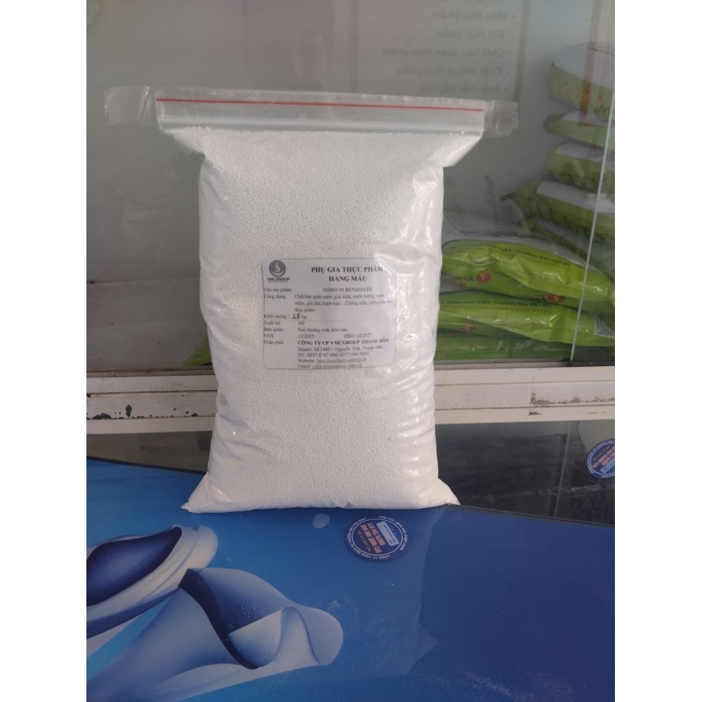 Combo 5kg Chất bảo quản thực phẩm Sodium Benzoate