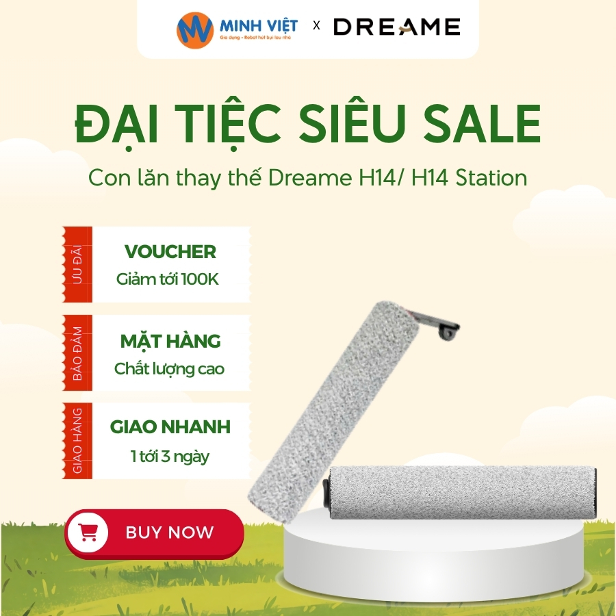Hộp Con Lăn Dreame H14/H14 Station - Mặt Hàng Cao Cấp, Chất Lượng - Chính Hãng 100% - Minh Việt