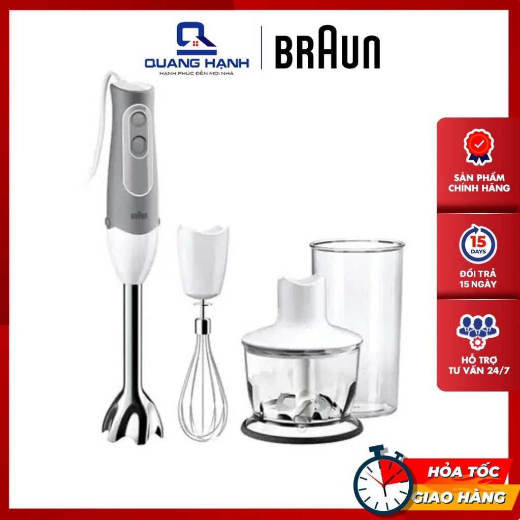 Máy xay cầm tay Braun MQ5200 | MQ5235 | MQ5245 | MQ7045 MQ7045X - Bảo hành 2 năm chính hãng