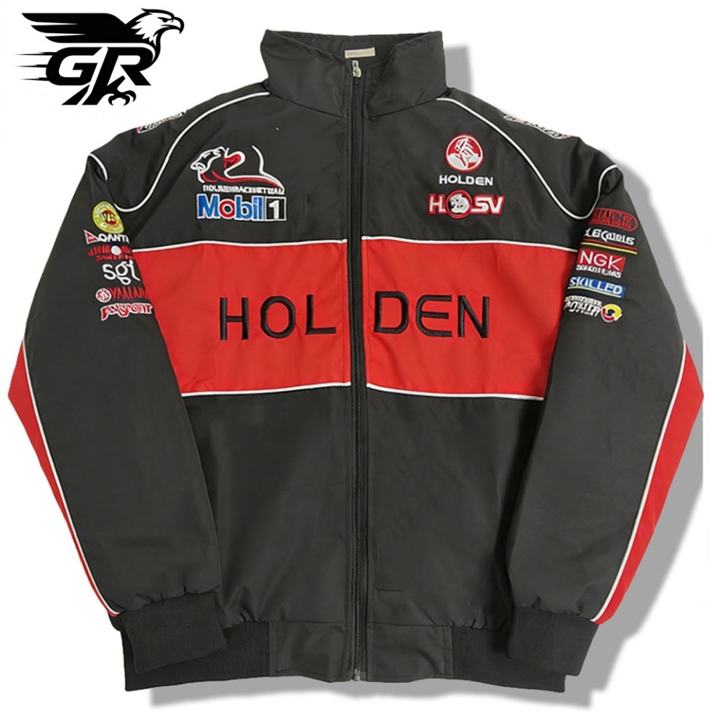 GR Áo Khoác Bomber Varsity Hình Thêu Horton F1 Áo Jacket Gió Xe Máy Nam Áo Khoác Thể Thao Phố With Z