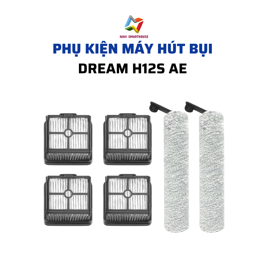 Phụ kiện thay thế cây lau nhà hút bụi cầm tay Dream H12S AE bản quốc tế