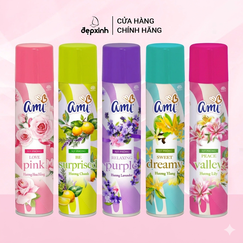 Nước xịt phòng Ami chai 280ml