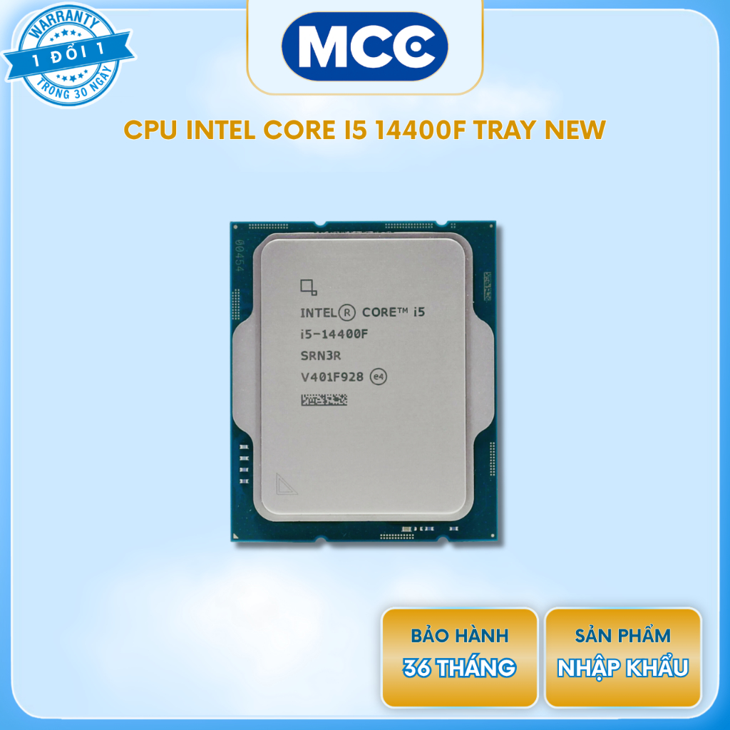 CPU Intel core i5 14400F Tray NEW ( Full VAT )