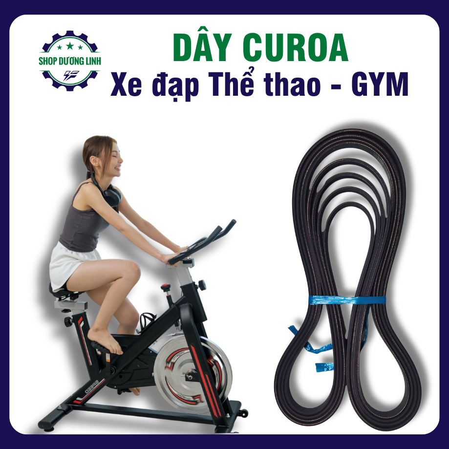 Dây curoa xe đạp thể thao, xe đạp tập gym 160J đến 630J