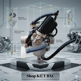Bộ chế hòa khí : Atilla 125/Space 125