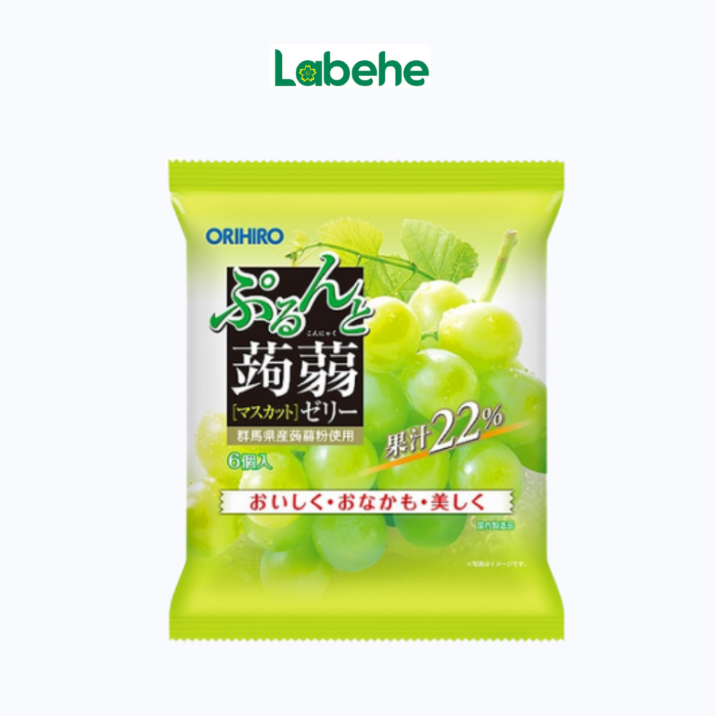 Thạch trái cây Orihiro 6 chiếc/gói