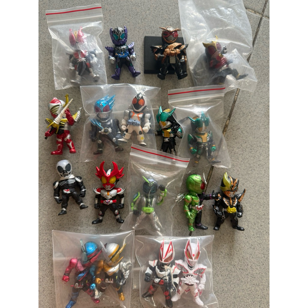 Mô hình Convege Kamen Rider - Zio - W - Agito - DenO - Geat