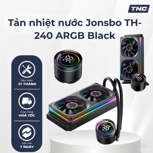 Tản nhiệt nước Jonsbo TH-240 ARGB Black - Bảo Hành 24 Tháng - TNC STORE