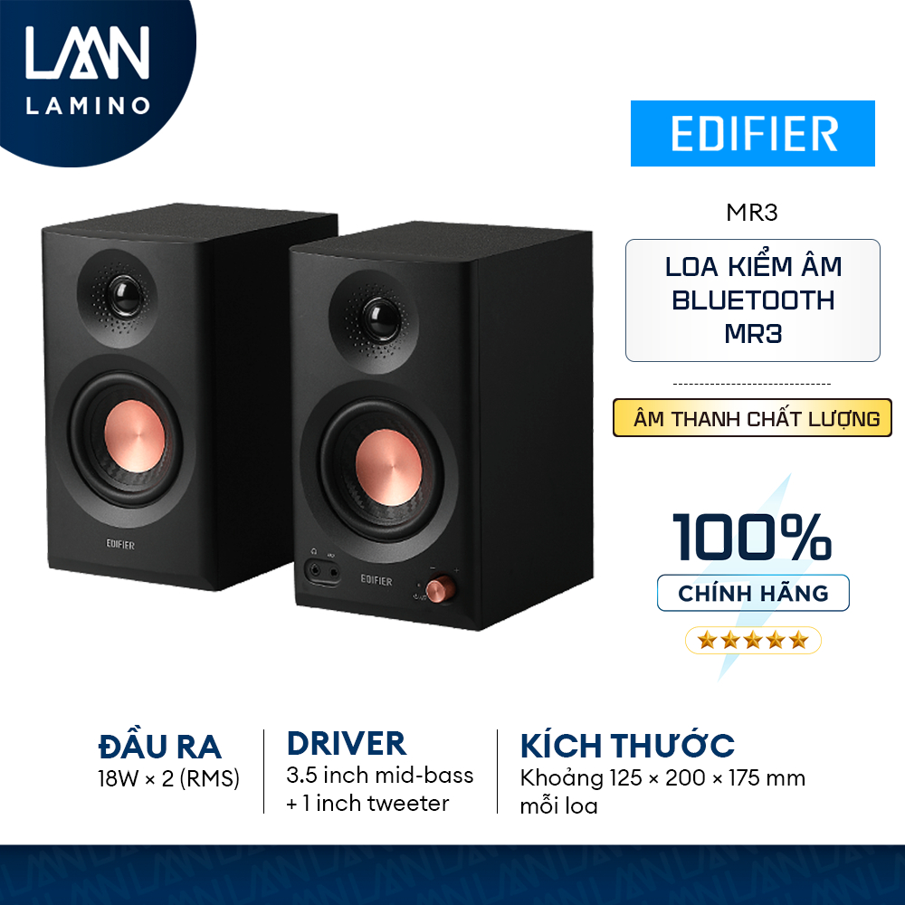 Loa Kiểm Âm Bluetooth EDIFIER MR3 | Công Suất 36W | Bluetooth 5.4 | 2 Chế Độ Kiểm Âm & Nghe Nhạc - C