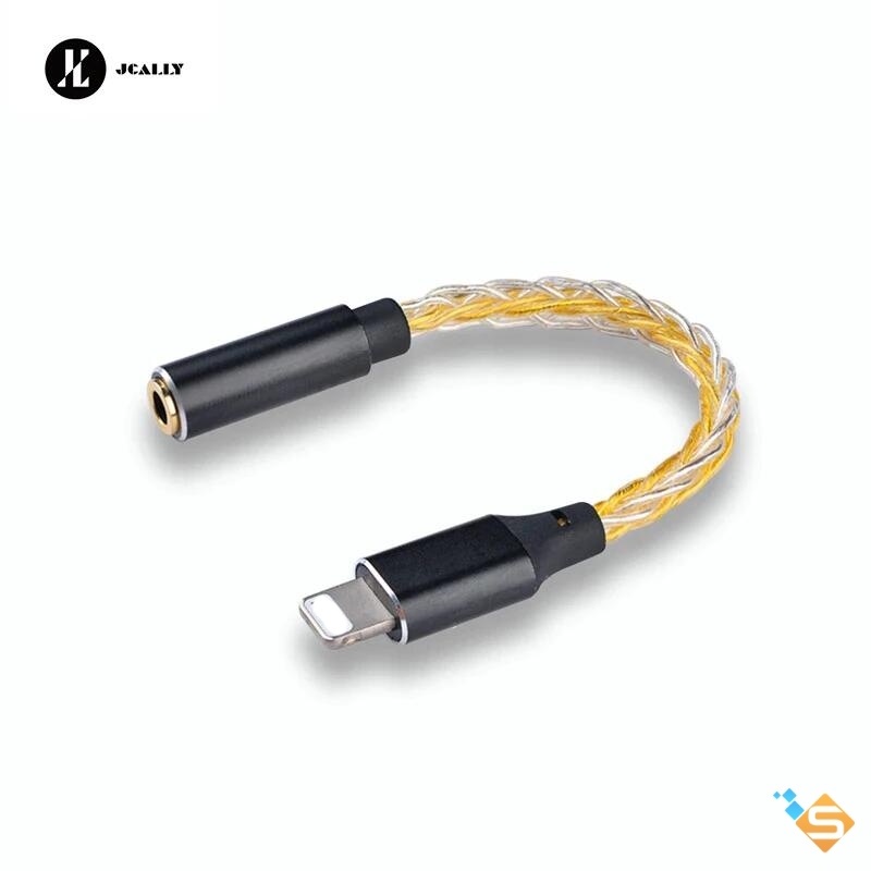 Bộ Cáp Chuyển Đổi Âm Thanh JCALLY DAC C101 HiFi JM08L Từ Lightning Sang 3.5mm Hỗ Trợ MIC MFi