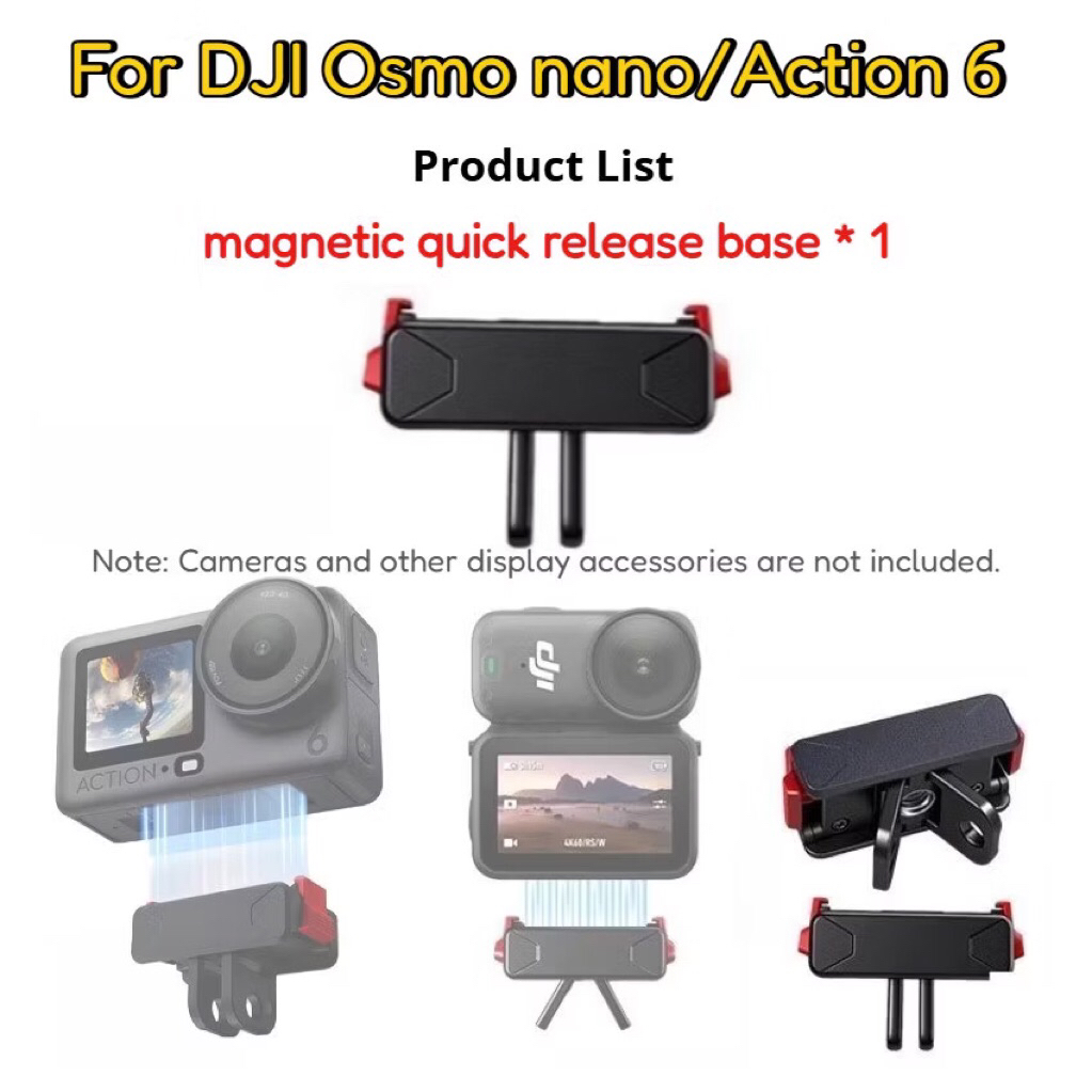 Ngàm DJI Osmo Nano / Action 6 Đế Mở Rộng adapter Giá Đỡ chân tripod gopro
