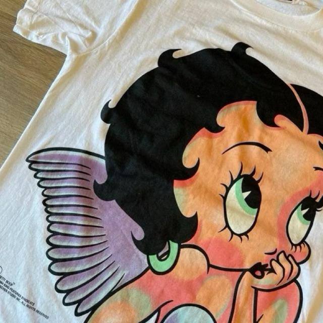 Áo Thun Betty Boop Betty Doll– Form Boxy & Oversize Unisex, Cotton Co Giãn 2 Chiều