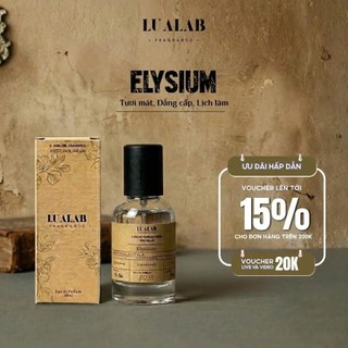Nước hoa nam Lualab Elysium 30ml phong cách Sang trọng Nam tính Cuốn hút NO55