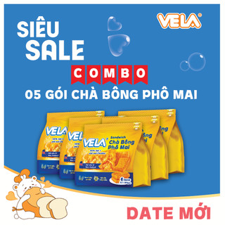 [COMBO 5 TÚI] Bánh mì Chà Bông Phô Mai VELA